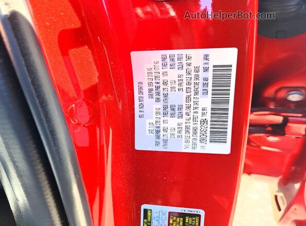 JM3KKDHC4S1216964 2025 MAZDA CX-90 Red Widok naklejki z numerem VIN