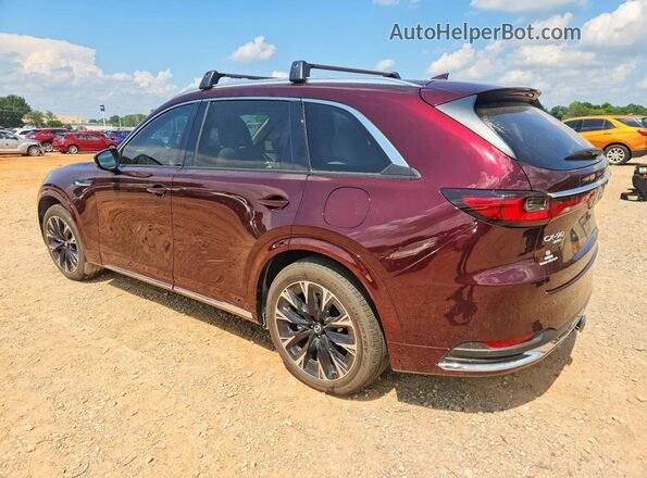JM3KKDHC9S1243870 2025 MAZDA CX-90 Burgundy უკანა მარცხენა