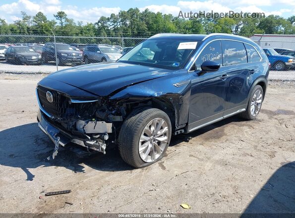JM3KKDHD9R1166792 2024 MAZDA CX-90 Синий Передняя левая четверть