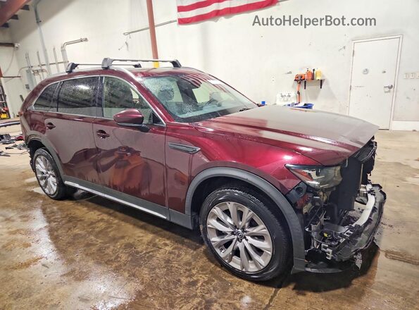 JM3KKDHDXR1133347 2024 MAZDA CX-90 Burgundy Przód prawy
