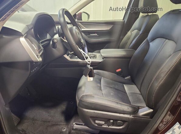 JM3KKDHDXR1133347 2024 MAZDA CX-90 Burgundy Widok wnętrza z przodu