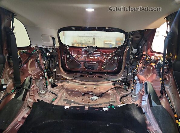 JM3KKDHDXR1133347 2024 MAZDA CX-90 Burgundy Widok tylnych siedzeń