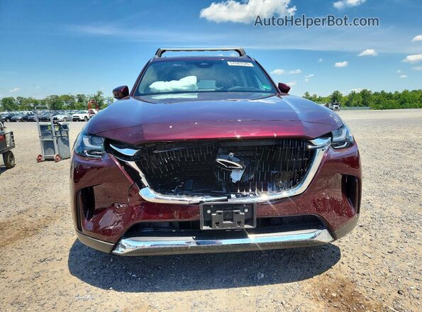 JM3KKEHA0S1245947 2025 MAZDA CX-90 Maroon Vista frontal