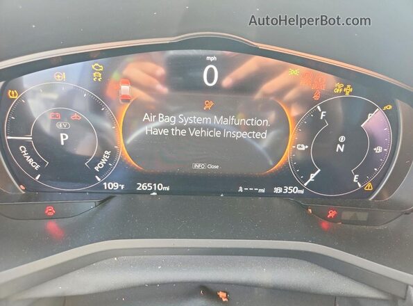 JM3KKEHA2R1146072 2024 MAZDA CX-90 Gray Вид щитка приладів