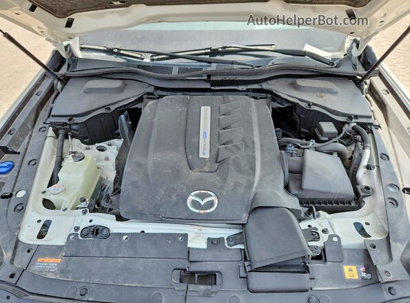 JM3KKEHA2R1159985 2024 MAZDA CX-90 White Вид наклейки з VIN-кодом