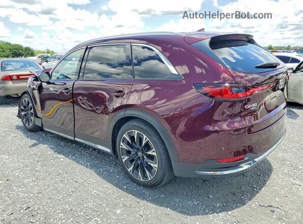 JM3KKEHA3T1362780 2026 MAZDA CX-90 Red Задня ліва чверть