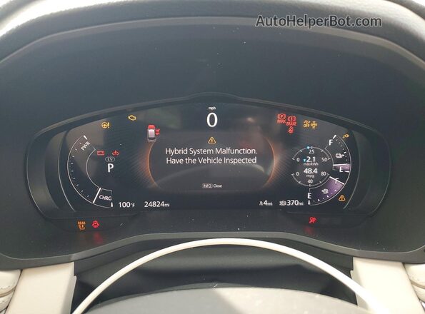 JM3KKEHA8R1136338 2024 MAZDA CX-90 Gray ხელსაწყოთა პანელის ხედი