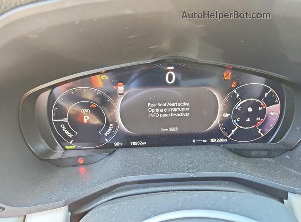 JM3KKEHAXR1101400 2024 MAZDA CX-90 Burgundy Widok zestawu wskaźników