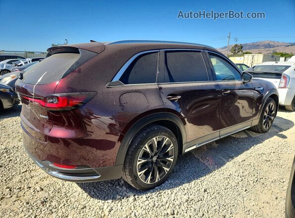 JM3KKEHAXR1101400 2024 MAZDA CX-90 Burgundy Tył prawy