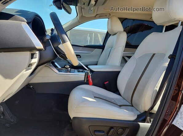 JM3KKEHAXR1101400 2024 MAZDA CX-90 Burgundy Widok wnętrza z przodu