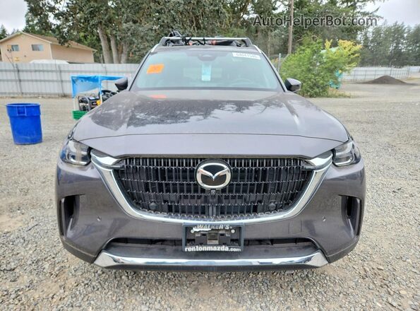 JM3KKEHAXR1122392 2024 MAZDA CX-90 Gray წინა ხედი