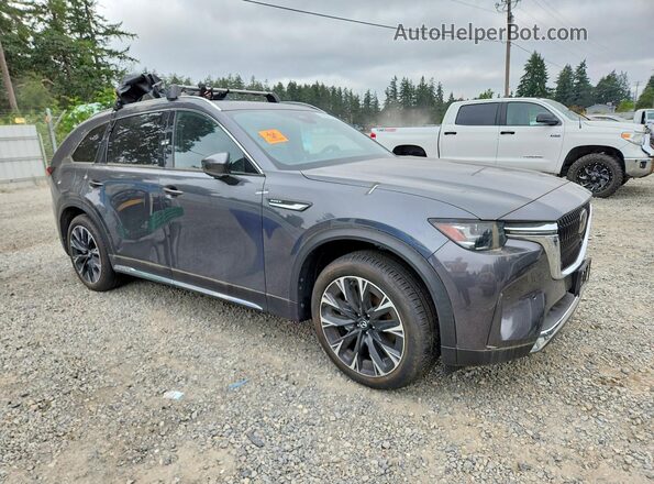 JM3KKEHAXR1122392 2024 MAZDA CX-90 Gray წინა მარჯვენა