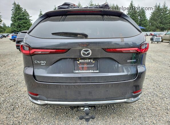 JM3KKEHAXR1122392 2024 MAZDA CX-90 Gray უკანა ხედი