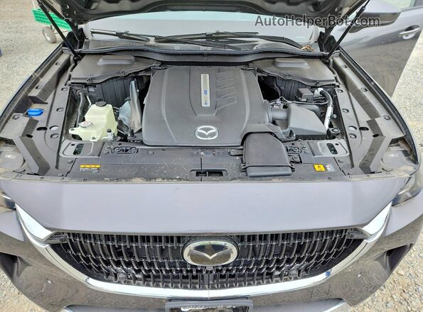 JM3KKEHAXR1122392 2024 MAZDA CX-90 Gray ძრავის განყოფილების ხედი
