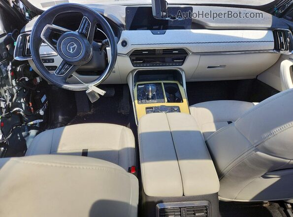 JM3KKEHC8R1168398 2024 MAZDA CX-90 Blue Առջևի վահանակի տեսք
