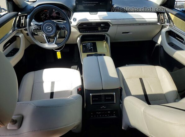 JM3KKEHC8R1168398 2024 MAZDA CX-90 Синий Вид панели приборов