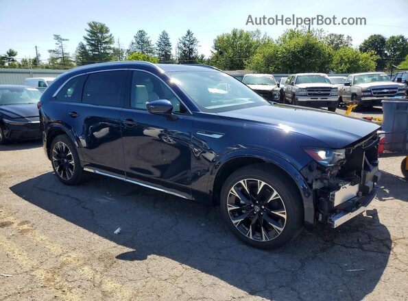 JM3KKEHC8R1168398 2024 MAZDA CX-90 Синий Передняя правая четверть