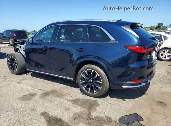 JM3KKEHC8R1168398 2024 MAZDA CX-90 Синий Задняя левая четверть