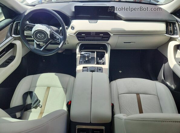 JM3KKEHD1S1236975 2025 MAZDA CX-90 Silver წინა პანელის ხედი