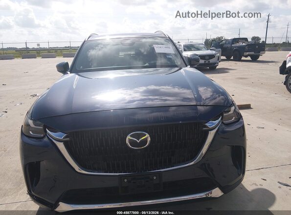 JM3KKEHD4R1142633 2024 MAZDA CX-90 Blue Widok zestawu wskaźników
