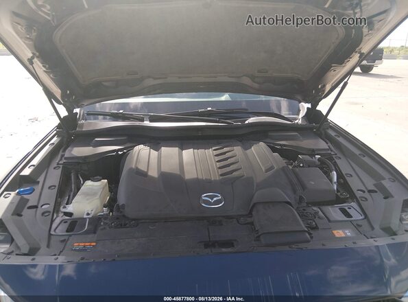 JM3KKEHD4R1142633 2024 MAZDA CX-90 Blue Widok z tyłu