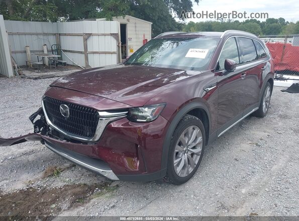 JM3KKEHD5S1209665 2025 MAZDA CX-90 Burgundy Przód lewy