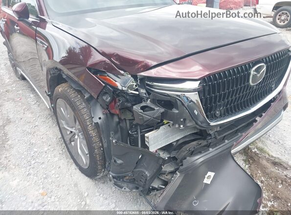 JM3KKEHD5S1209665 2025 MAZDA CX-90 Burgundy Widok z przodu