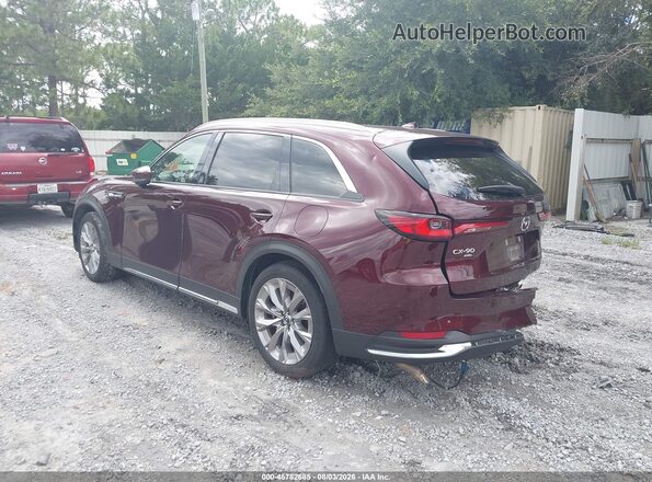 JM3KKEHD5S1209665 2025 MAZDA CX-90 Burgundy Tył lewy
