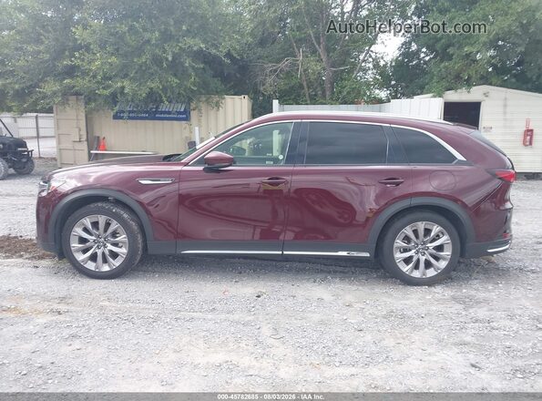 JM3KKEHD5S1209665 2025 MAZDA CX-90 Burgundy Widok wnętrza 360 stopni