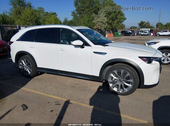 JM3KKEHD7S1215578 2025 MAZDA CX-90 White უკანა სალონის ხედი