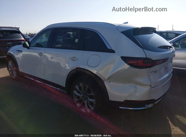 JM3KKEHD7S1215578 2025 MAZDA CX-90 White სალონის 360-გრადუსიანი ხედი
