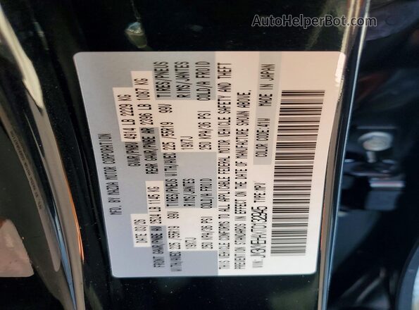 JM3KMEHAXT0132945 2026 MAZDA CX-5 Black VIN կոդի պիտակի տեսք