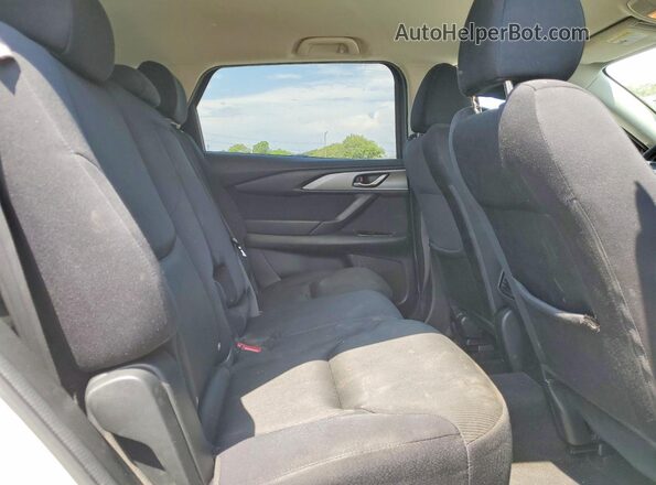 JM3TCABY3K0313339 2019 MAZDA CX-9 White Widok wnętrza z tyłu