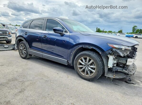 JM3TCABY8K0321386 2019 MAZDA CX-9 Blue Передня права чверть