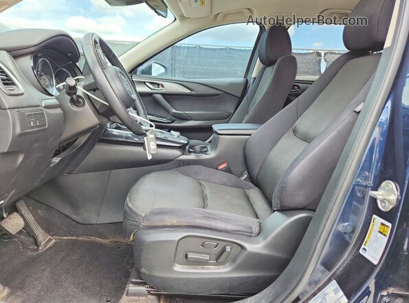 JM3TCABY8K0321386 2019 MAZDA CX-9 Blue Вид салону спереду