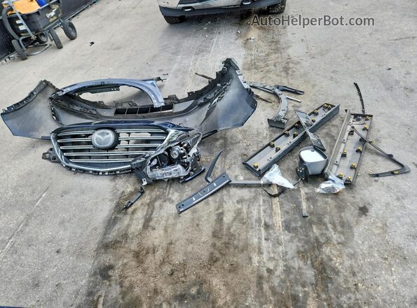 JM3TCABY8K0321386 2019 MAZDA CX-9 Blue Вид наклейки з VIN-кодом