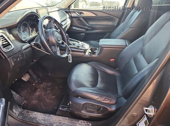JM3TCACY0J0200073 2018 MAZDA CX-9 Серый Вид салона спереди
