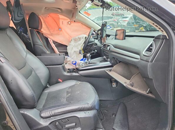 JM3TCACY0K0310879 2019 MAZDA CX-9 Black წინა სალონის ხედი