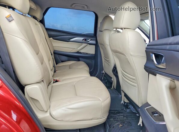 JM3TCACY2K0301388 2019 MAZDA CX-9 Red უკანა სავარძლების ხედი