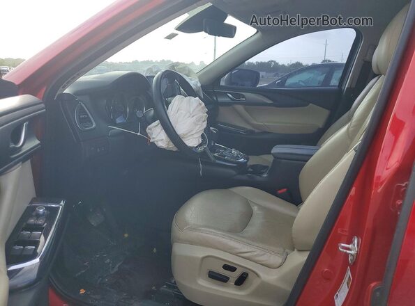 JM3TCACY2K0301388 2019 MAZDA CX-9 Red წინა სალონის ხედი