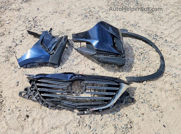 JM3TCACY3J0209057 2018 MAZDA CX-9 Blue Engine compartment view