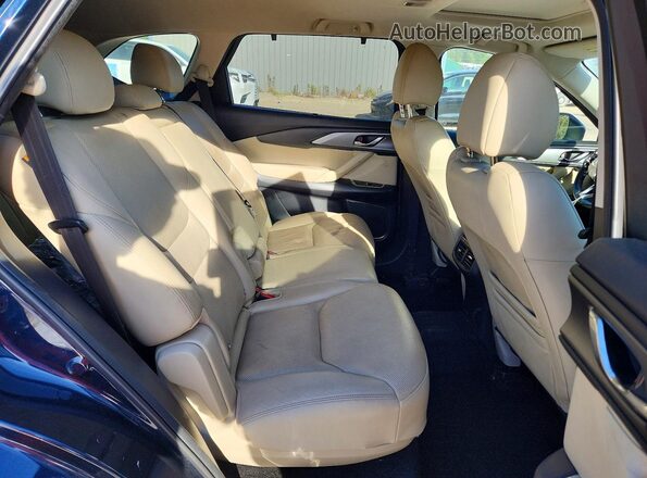 JM3TCACY3J0209057 2018 MAZDA CX-9 Blue Rear seats view