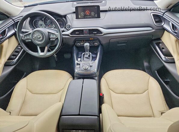 JM3TCACY3K0328115 2019 MAZDA CX-9 Gray Widok deski rozdzielczej