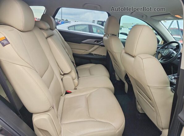 JM3TCACY3K0328115 2019 MAZDA CX-9 Gray Widok wnętrza z tyłu