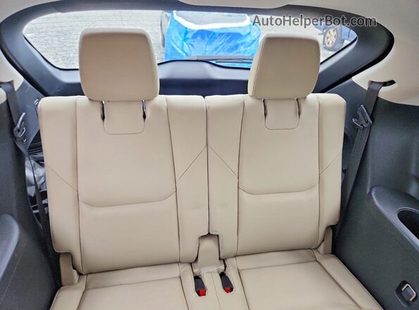 JM3TCACY3K0328115 2019 MAZDA CX-9 Gray Widok tylnych siedzeń
