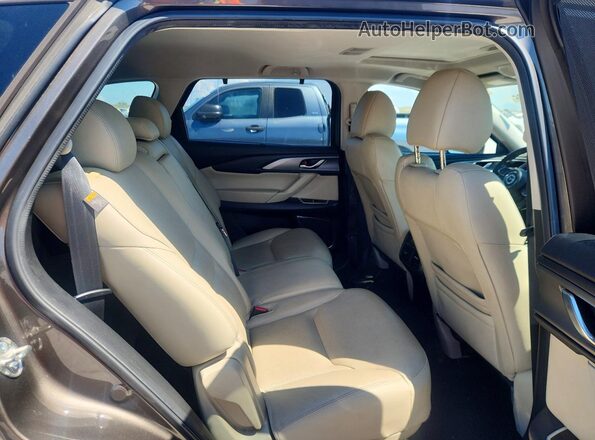 JM3TCACY6G0121578 2016 MAZDA CX-9 Tan Widok wnętrza z tyłu