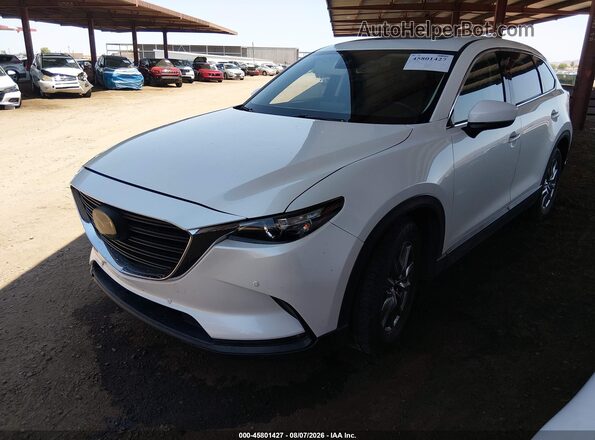 JM3TCACY6J0222854 2018 MAZDA CX-9 Белый Передняя левая четверть