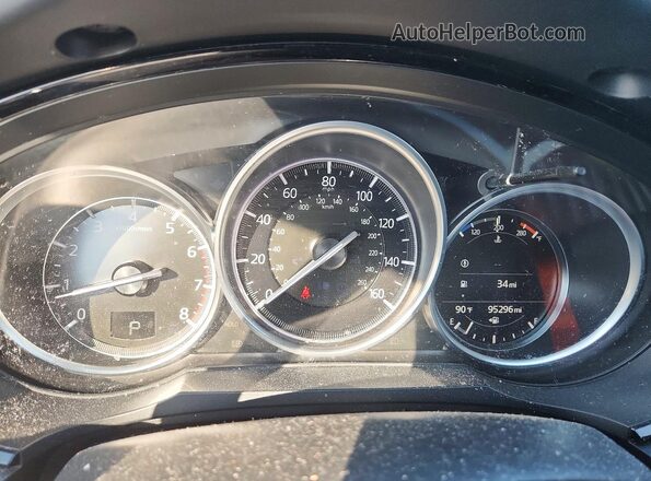 JM3TCACY6M0507090 2021 MAZDA CX-9 Gray Instrument cluster view