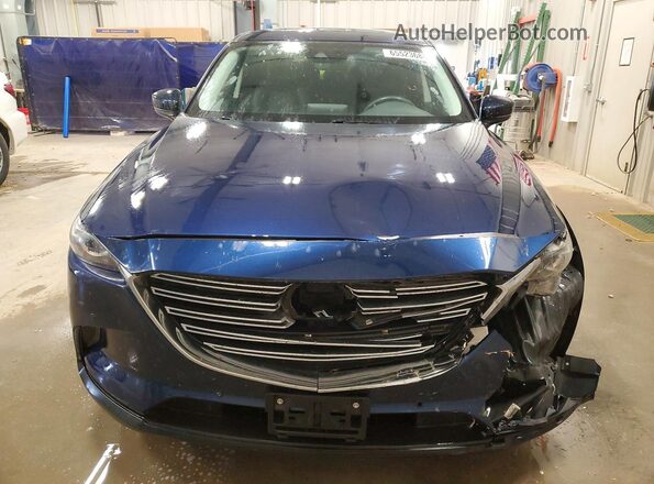 JM3TCACY7J0200023 2018 MAZDA CX-9 Blue Դիմացի տեսք