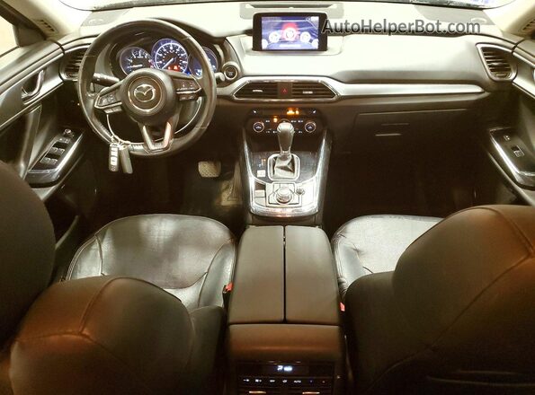 JM3TCACY7J0200023 2018 MAZDA CX-9 Blue Առջևի վահանակի տեսք